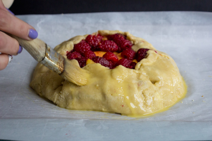 Nectarine Raspberry Gallete