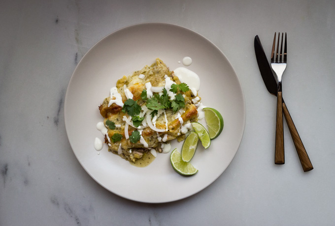 Grilled Chicken Enchiladas Verdes Grilled Chicken Enchiladas Verdes