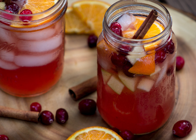 Mulled Cranberry Cider Sangria Mulled Cranberry Cider Sangria