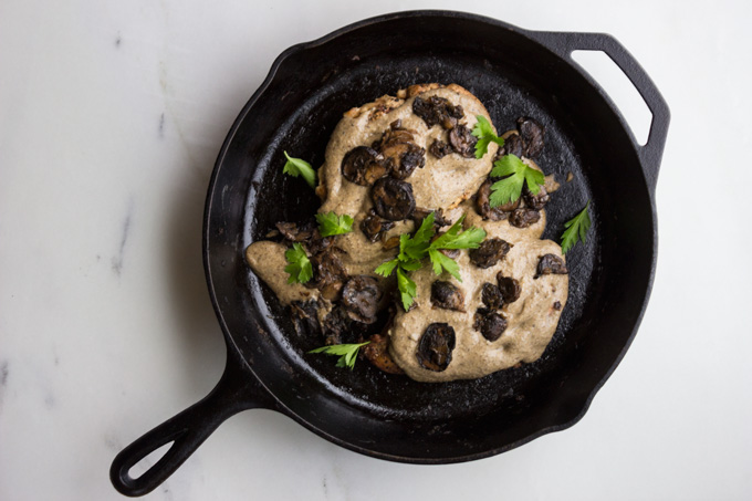 Creamy Chicken Marsala in a Pan {Paleo, Gluten & Dairy Free}