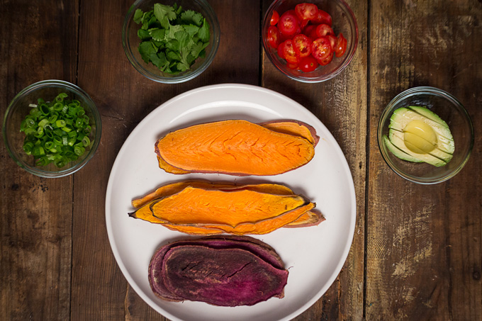 Ingredients of Savory Avocado Snack Toast