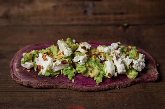 Savory Avocado Snack Toast
