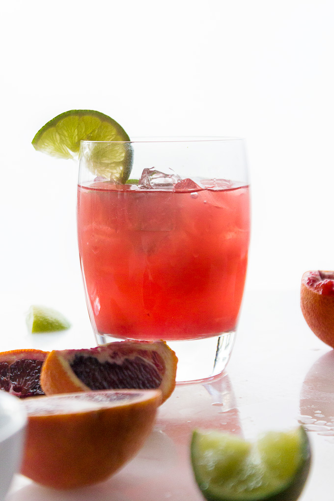 Healthy Blood Orange Paloma