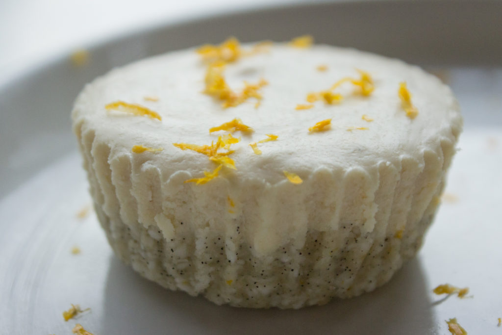 Easy No Bake Meyer Lemon Cheesecakes