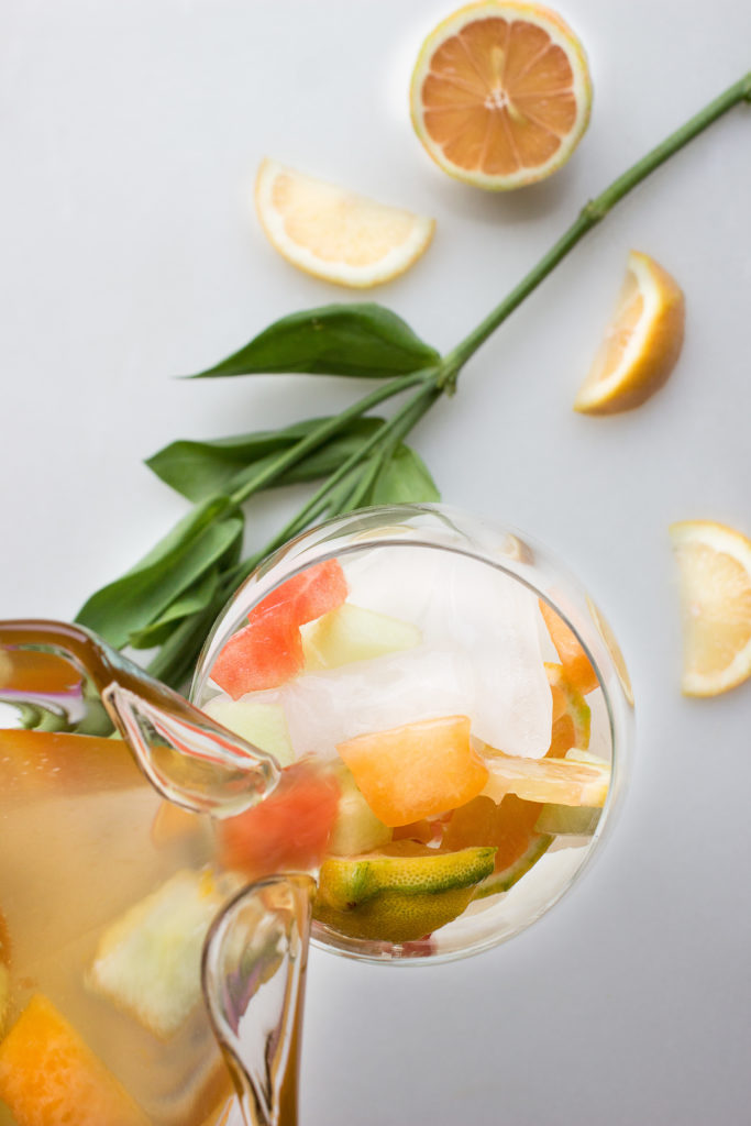 A Pitcher of Melon Sangria
