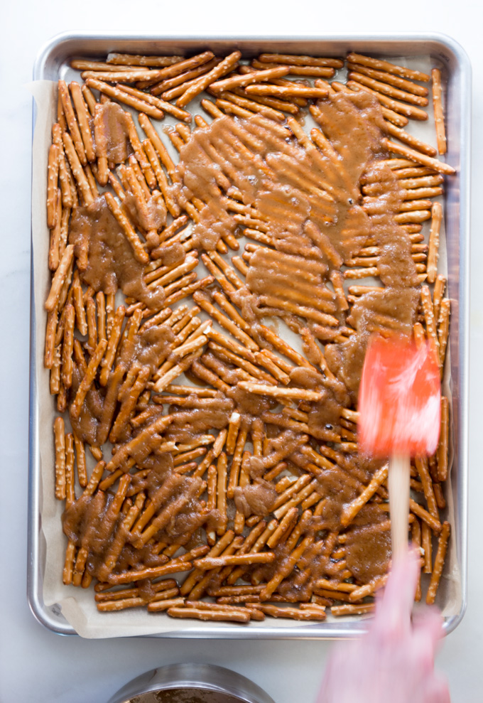 Easy Maple Toffee Pretzel Bark Easy Maple Toffee Pretzel Bark