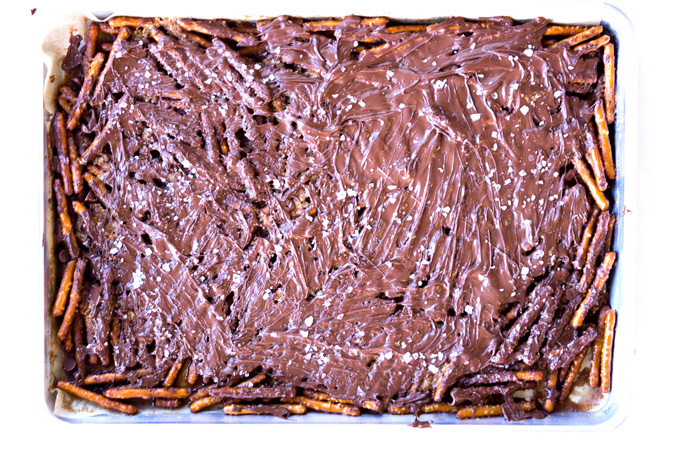 Easy Maple Toffee Pretzel Bark