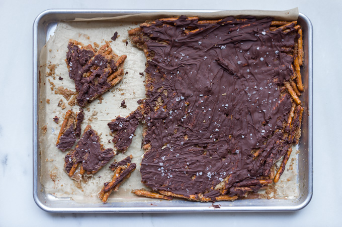 Easy Maple Toffee Pretzel Bark Easy Maple Toffee Pretzel Bark