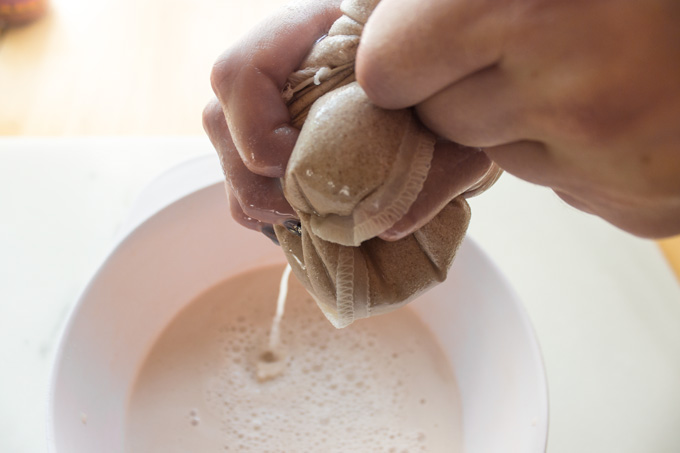 Easy 4 Step Nut or Seed Milk + How to Use Leftover Pulp
