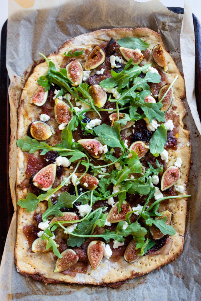 Overhead Fig Flatbread