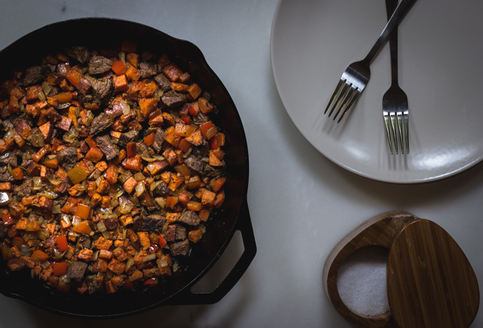 Leftover Meat Hash